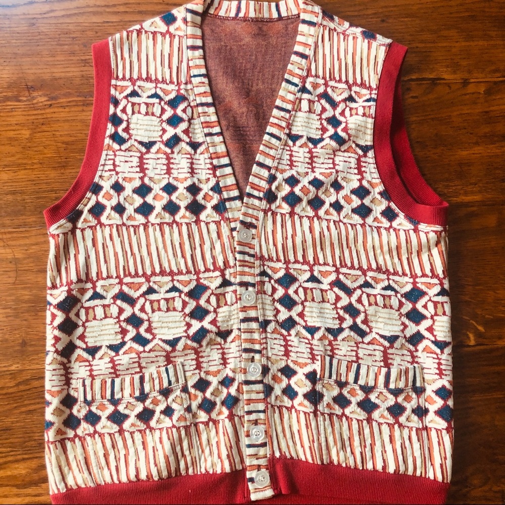 Patterned Knit Missoni Sport Vest